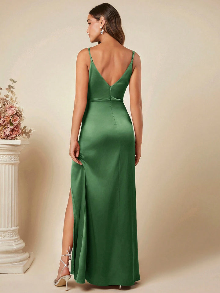 Rochie maxi SHEIN, verde