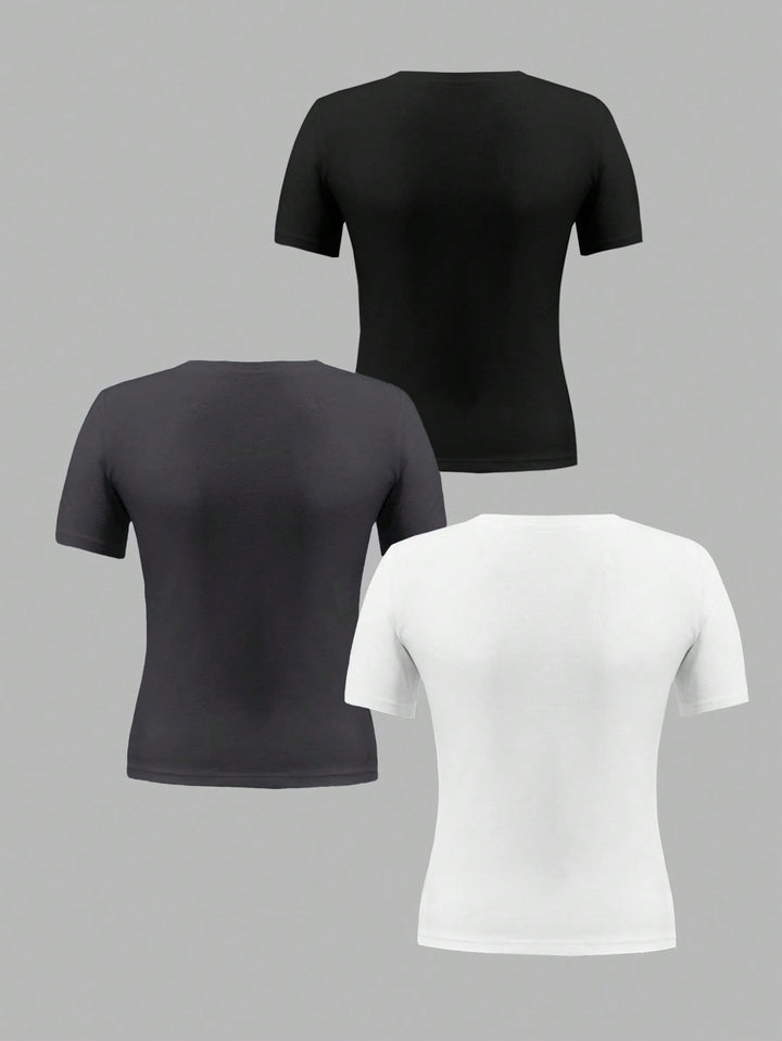 Tricou SHEIN, mix culori