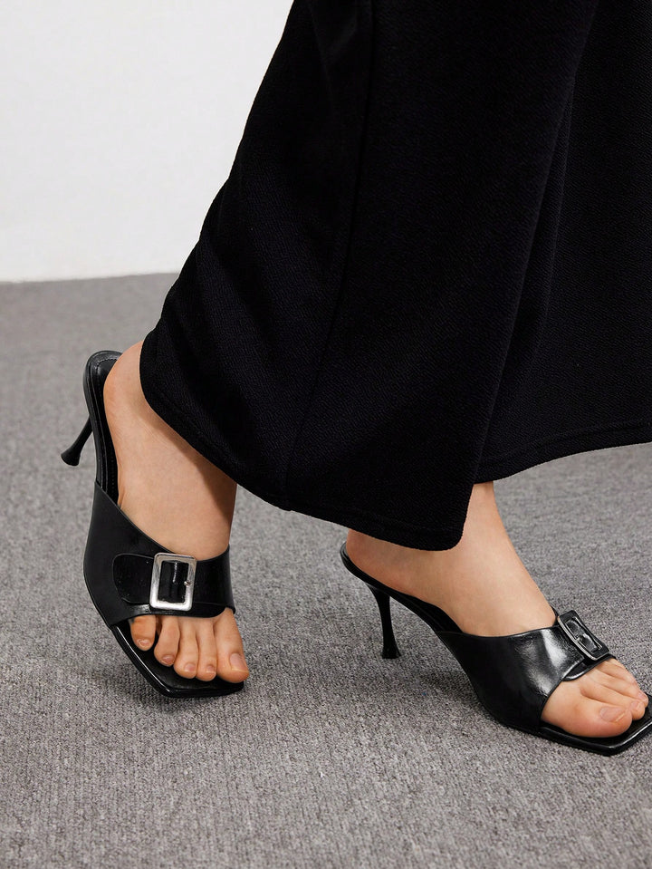 Sandale SHEIN, negru