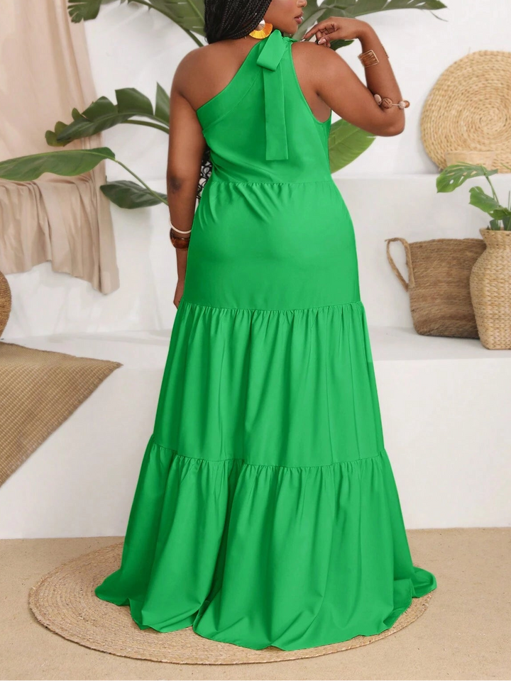 SHEIN maxi ruha, zöld
