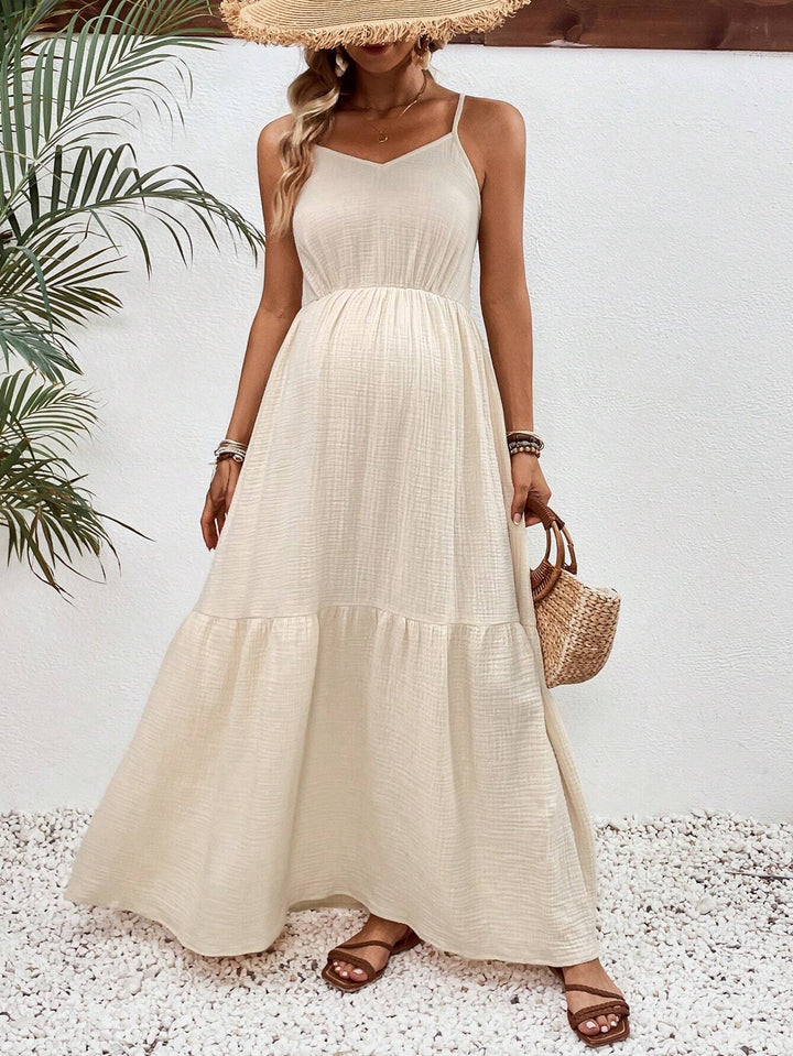 SHEIN Maxi Dress, Cream
