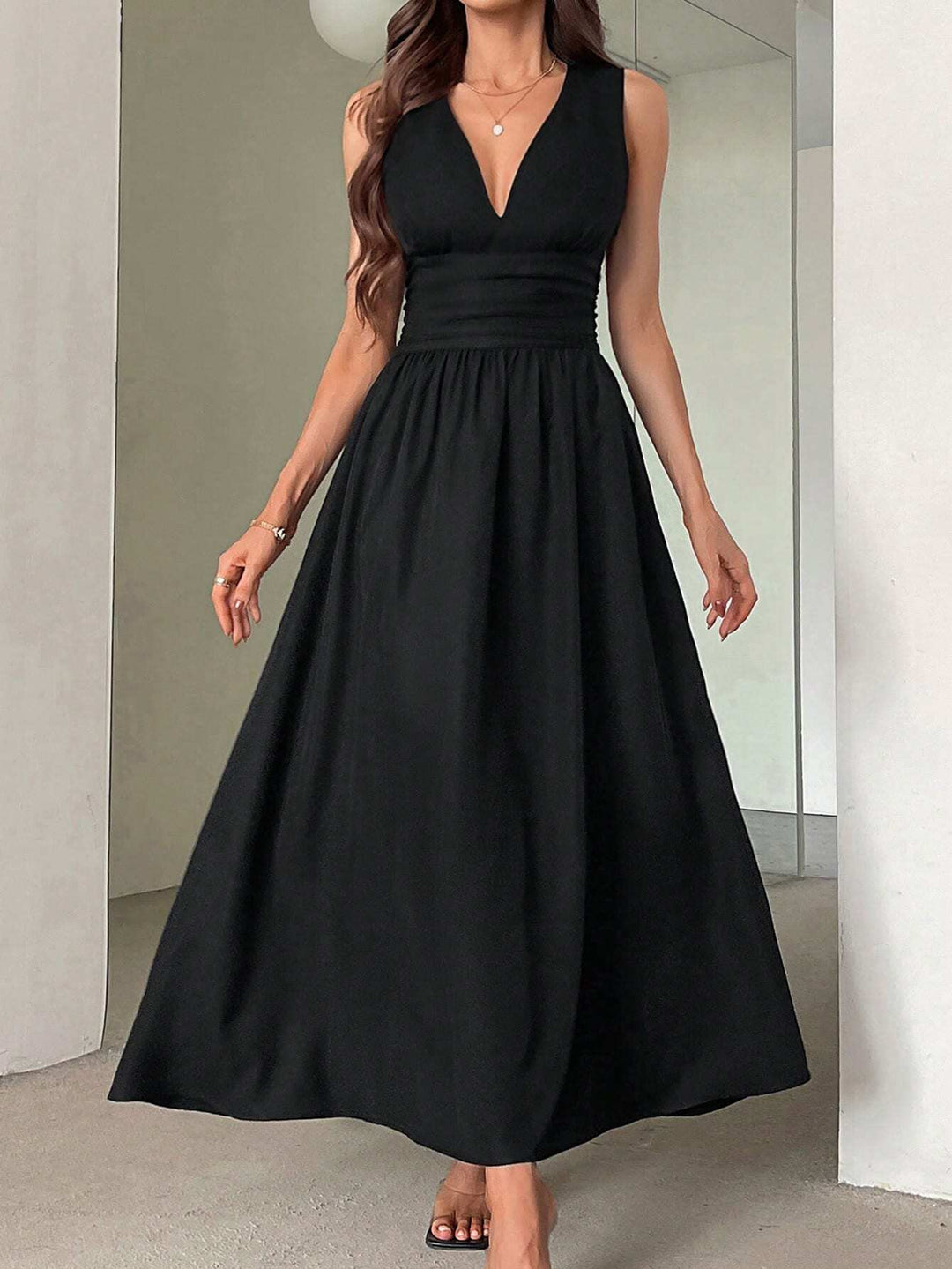 Rochie maxi SHEIN, negru