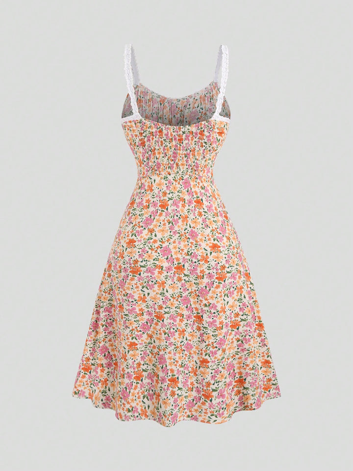 Rochie midi SHEIN, mix culori