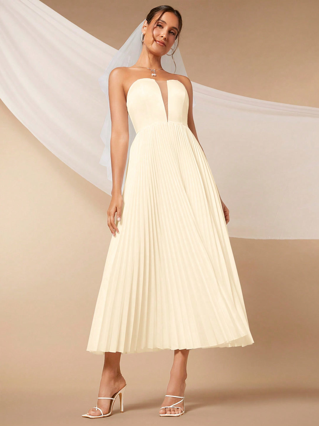 Rochie SHEIN, bej