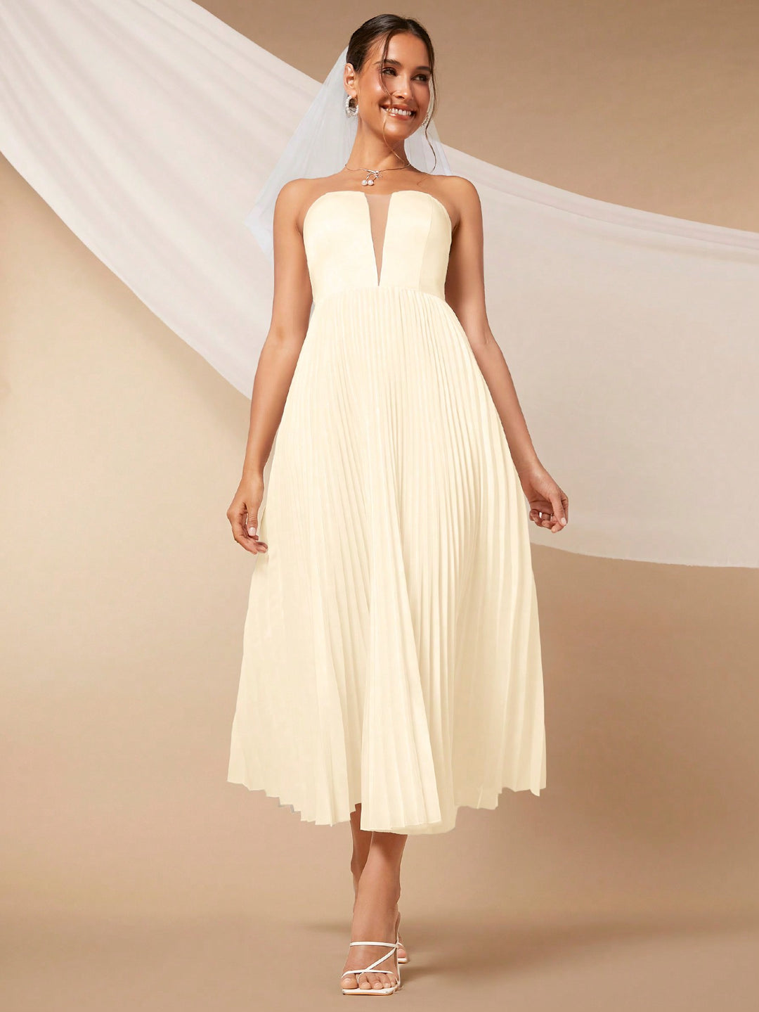 Rochie SHEIN, bej