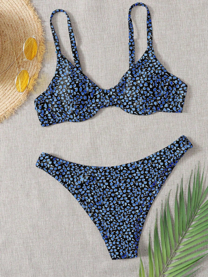 Set bikini SHEIN, mix culori