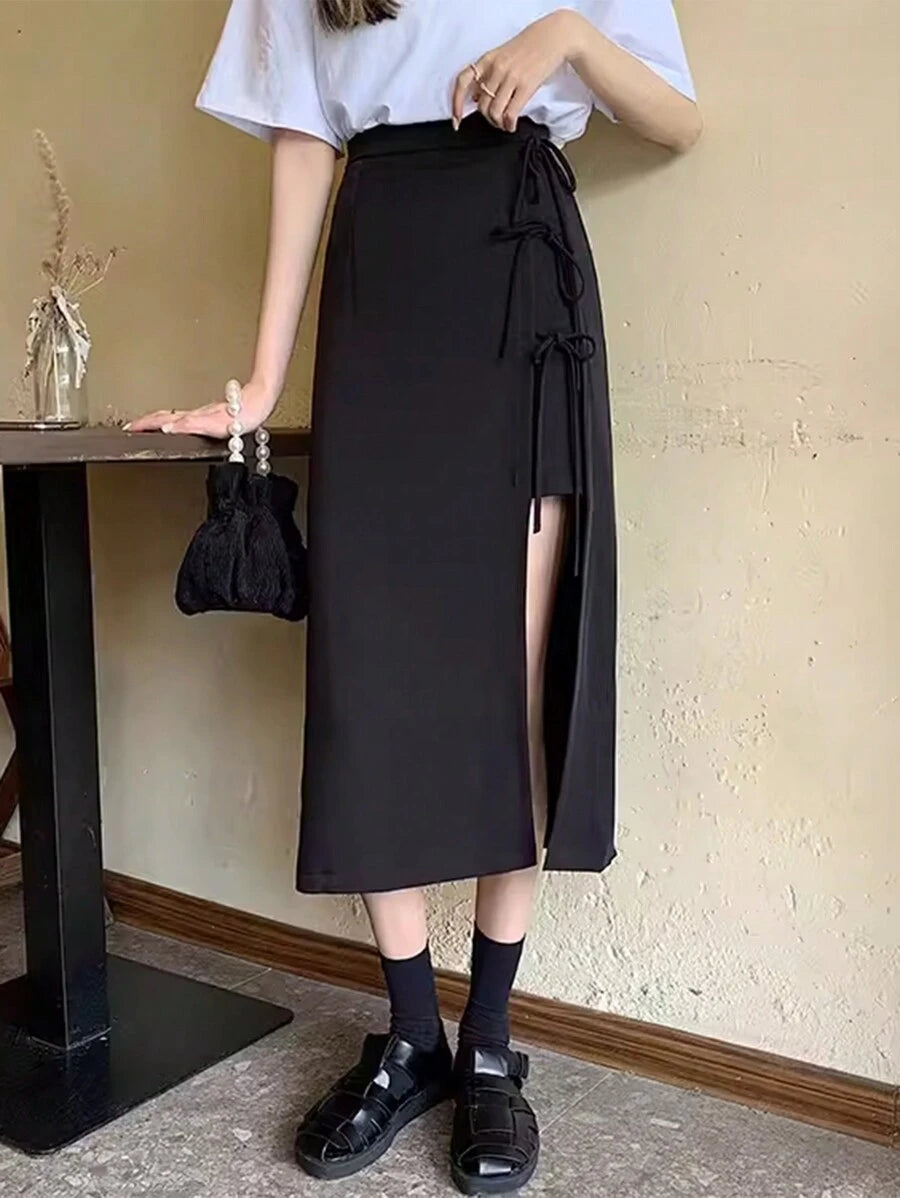 SHEIN szoknya, fekete