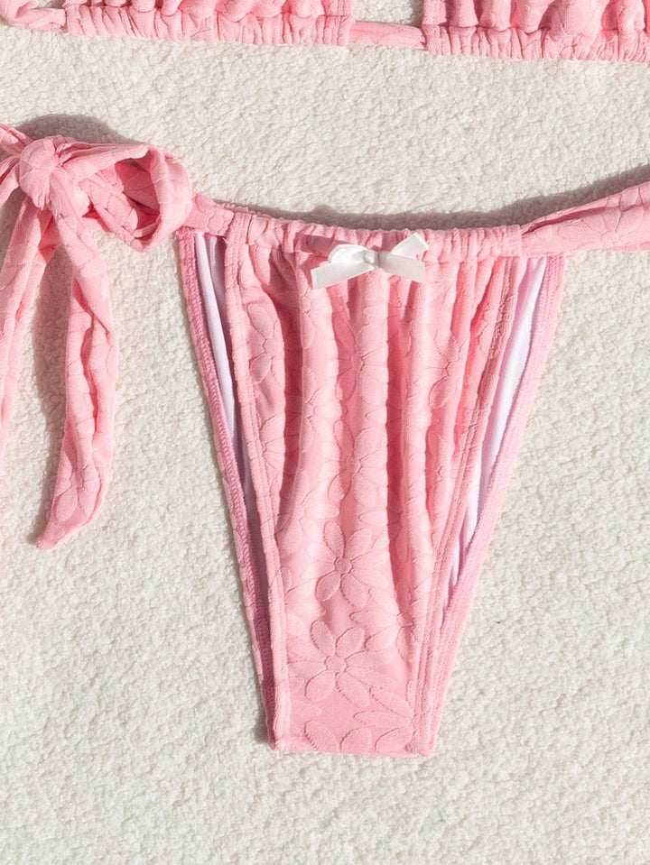 Set bikini SHEIN, roz