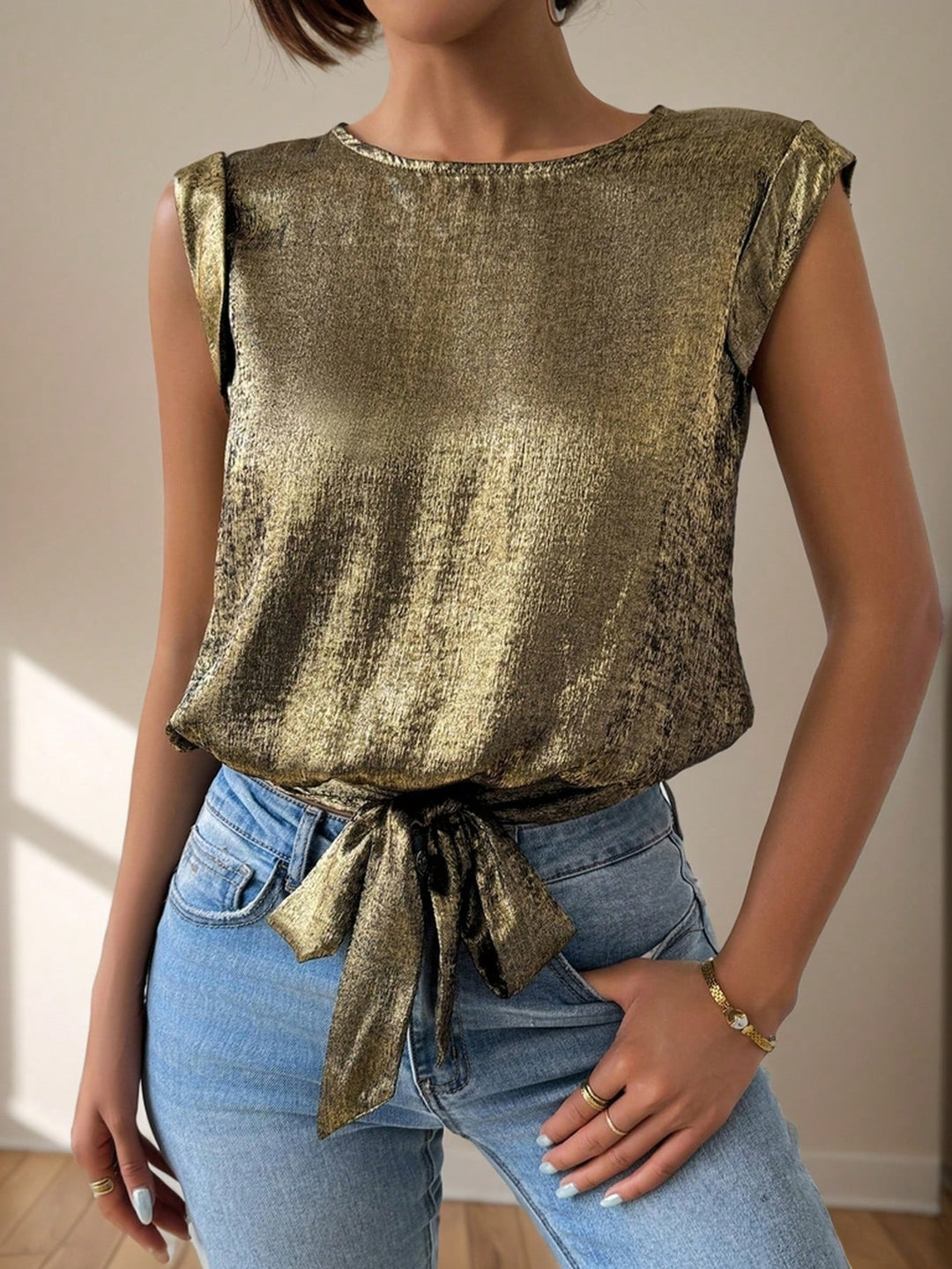 SHEIN blúz, arany