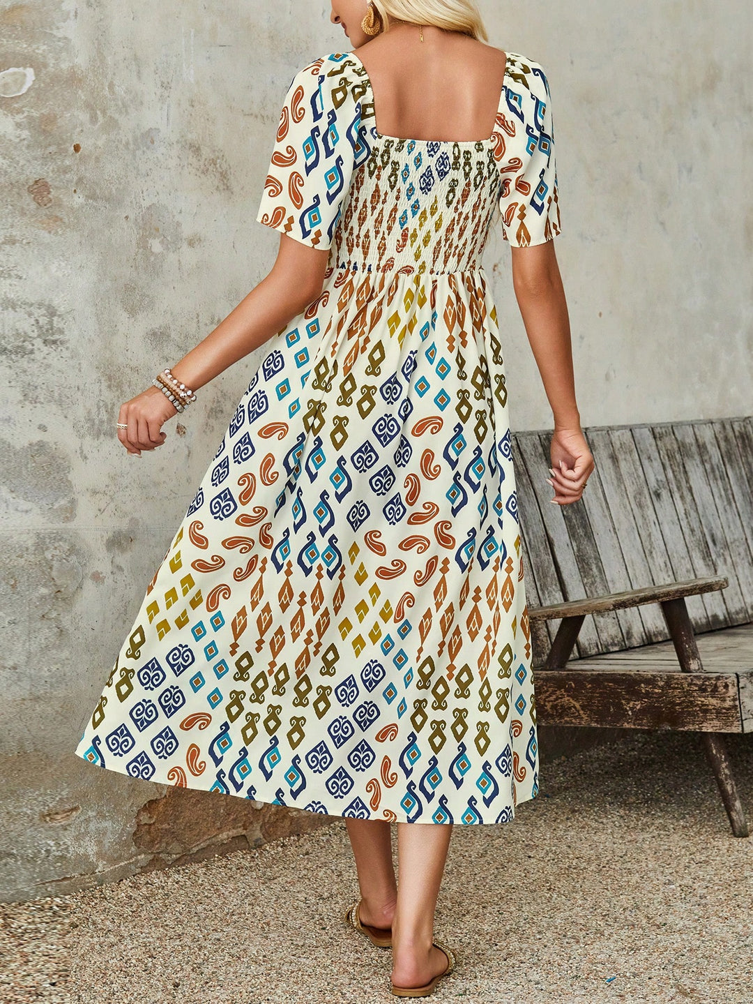 Rochie maxi SHEIN, mix culori