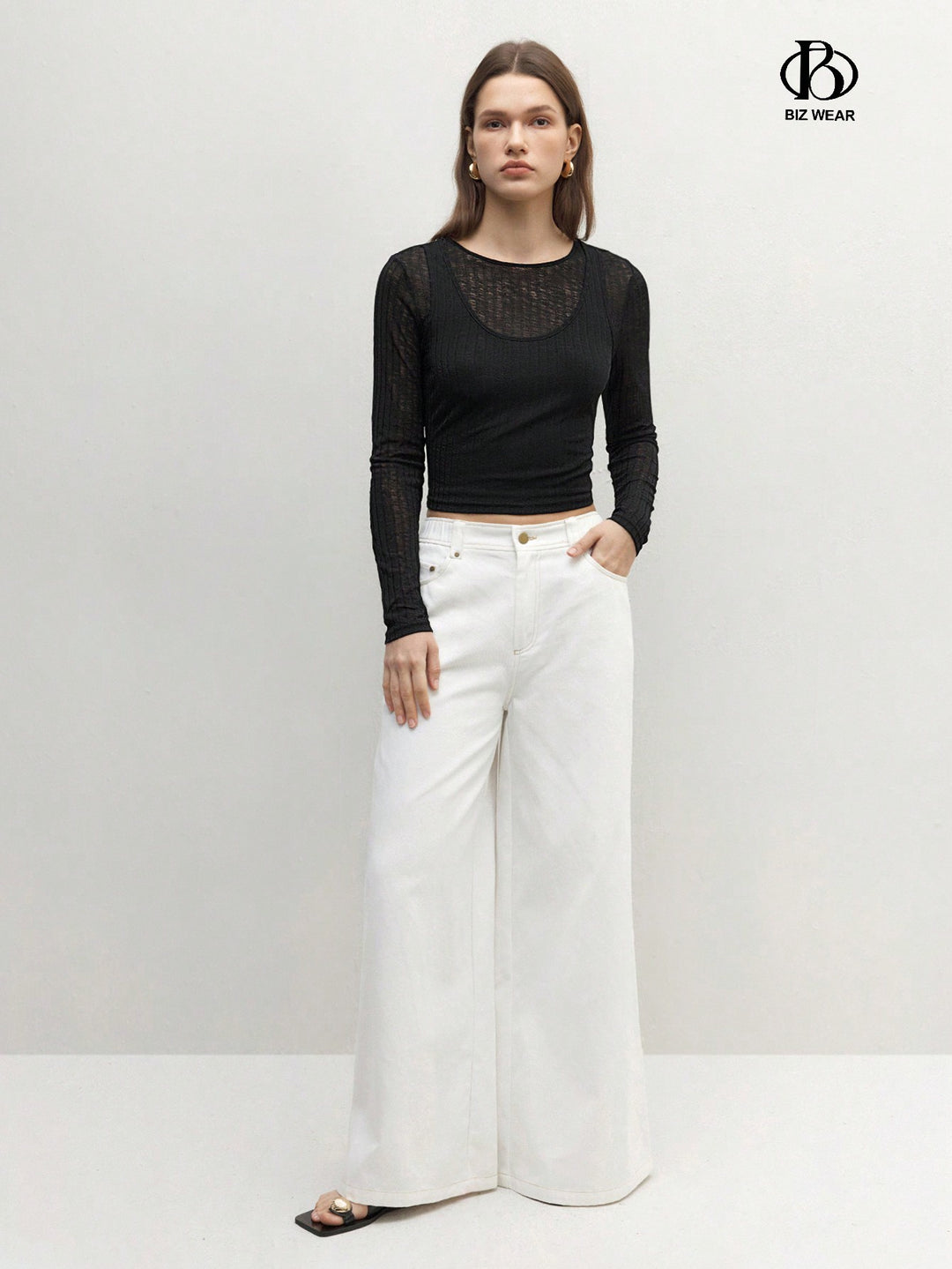 Top SHEIN, negru