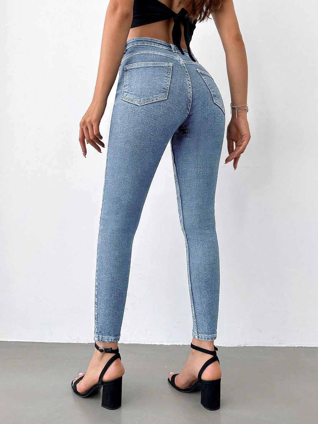 Jeans SHEIN, albastru
