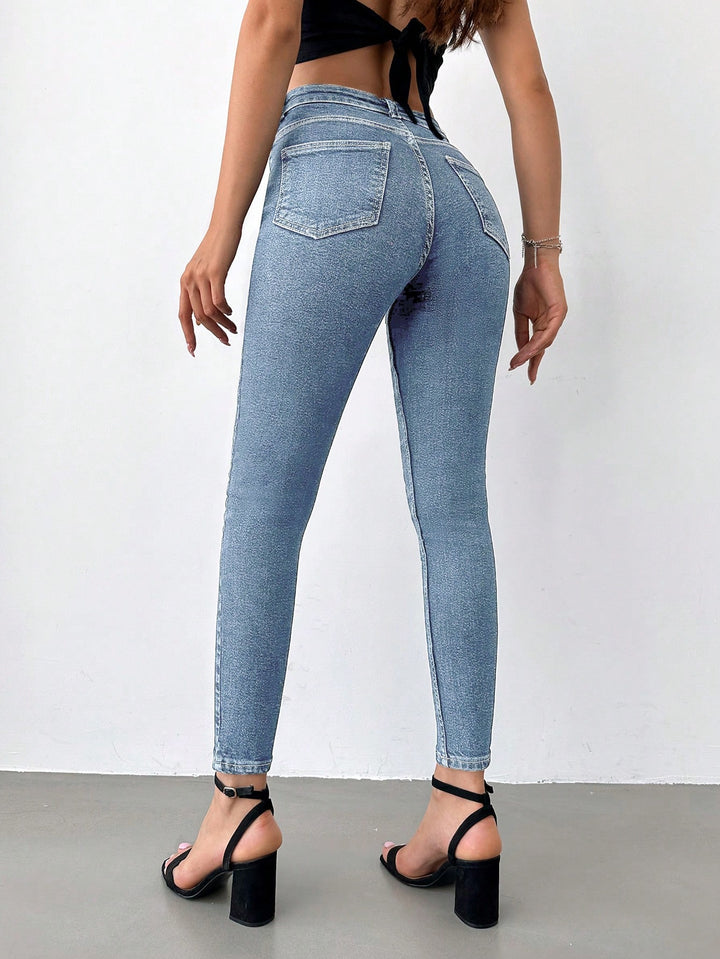 Jeans SHEIN, albastru