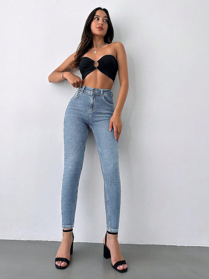 Jeans SHEIN, albastru