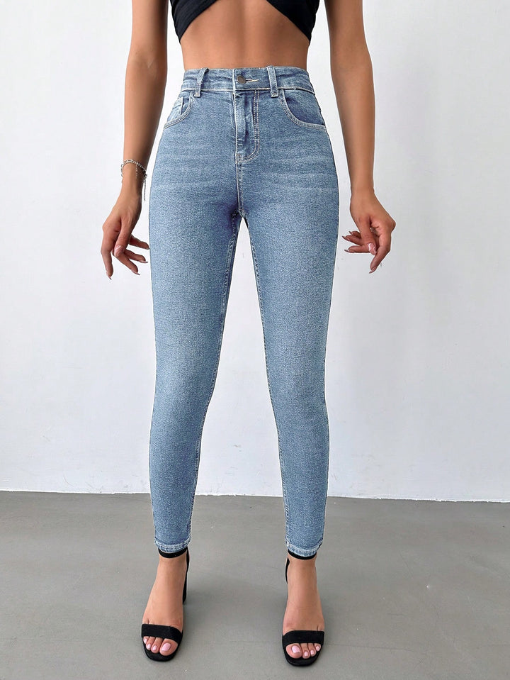 Jeans SHEIN, albastru