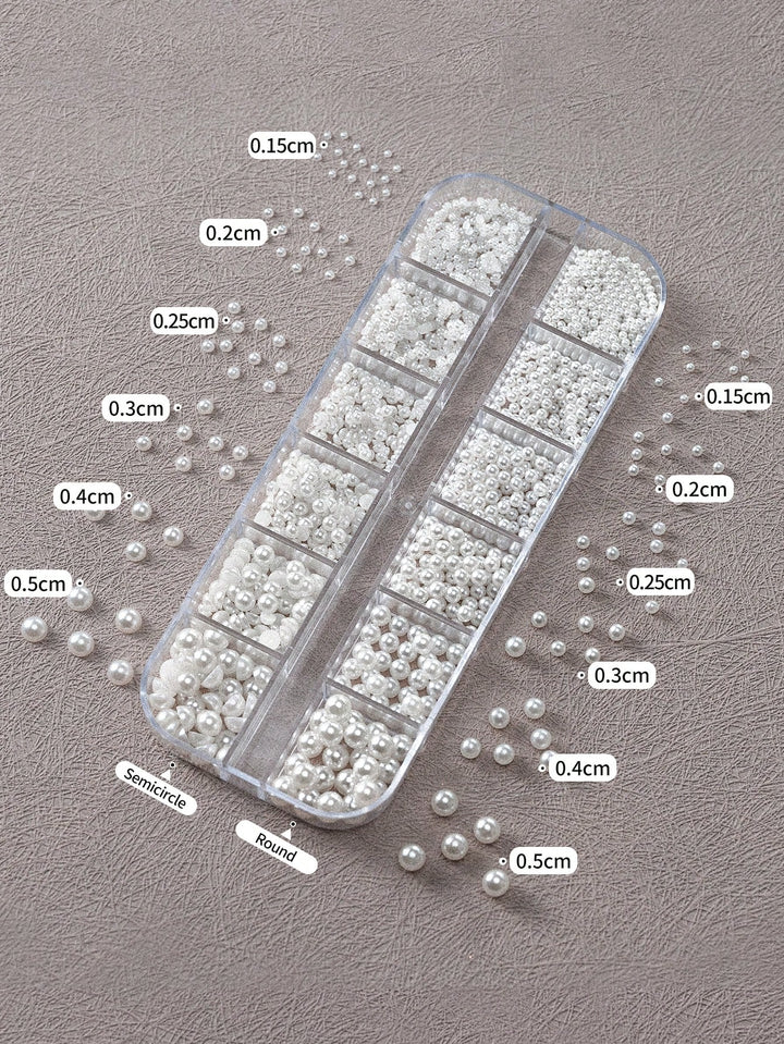 Accesorii pentru unghii SHEIN, alb