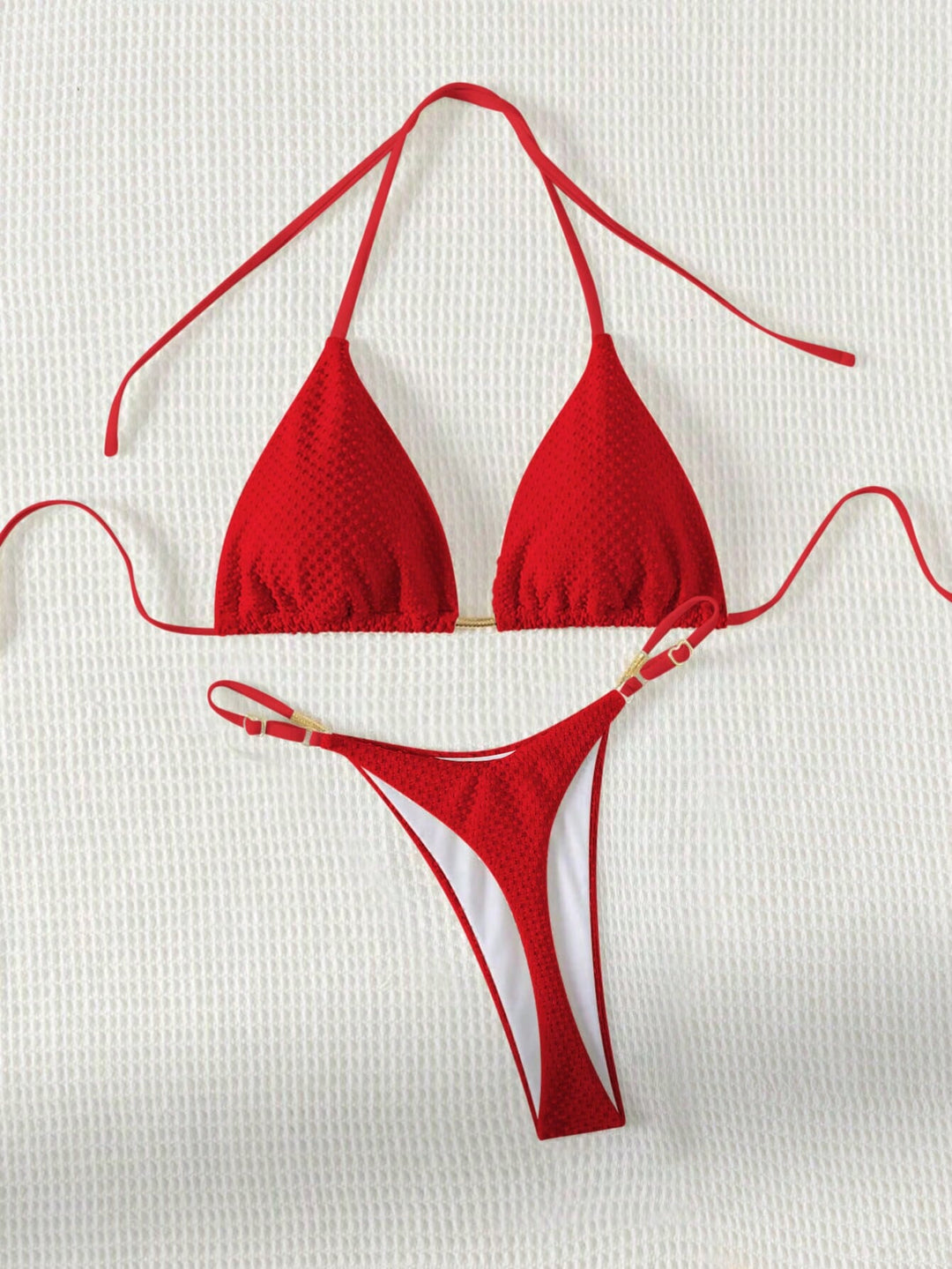 Set bikini SHEIN, roșu