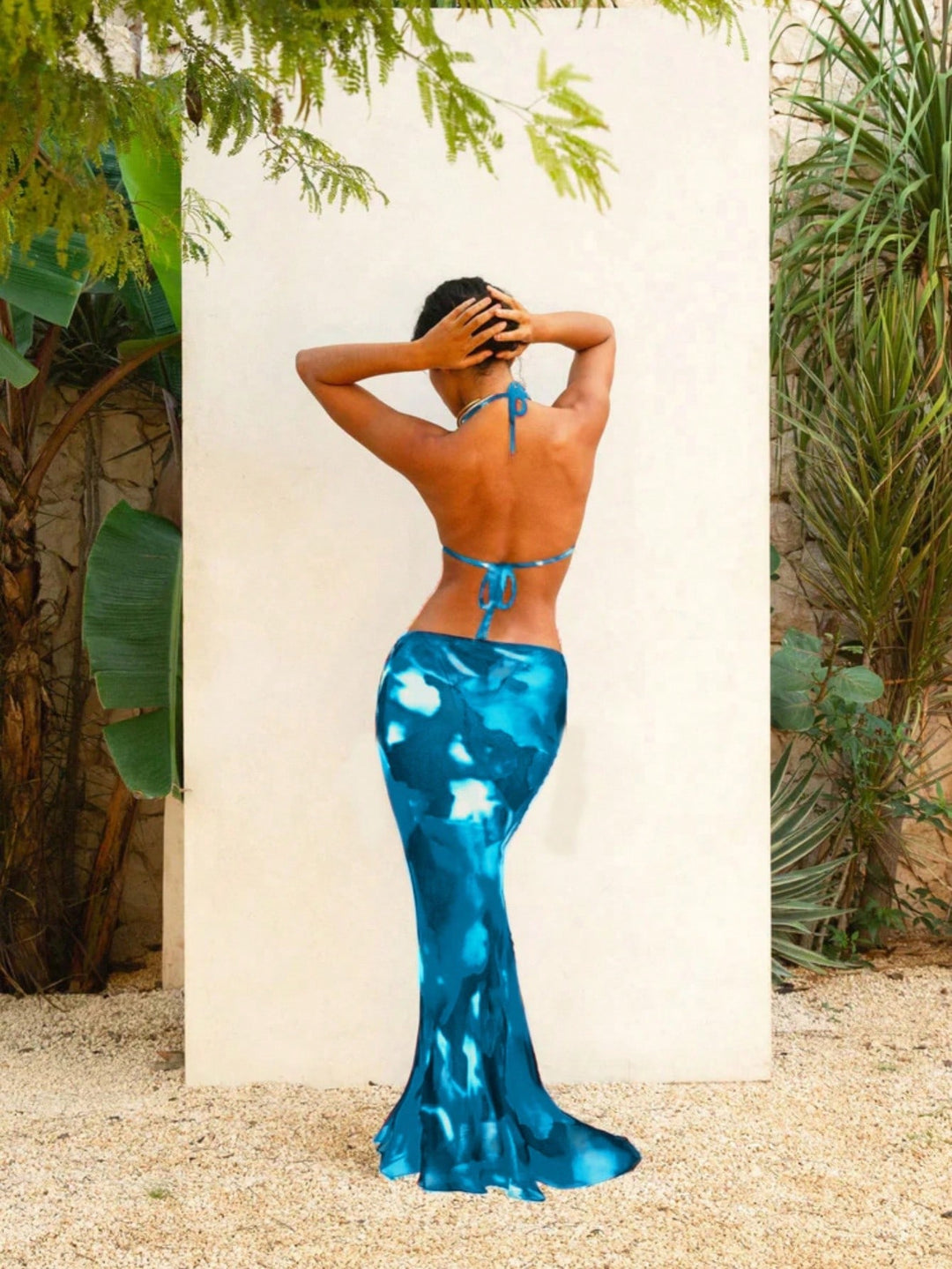 Set bikini SHEIN, albastru