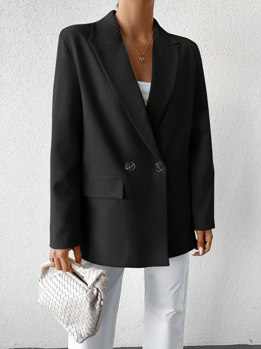 Sacou SHEIN, negru