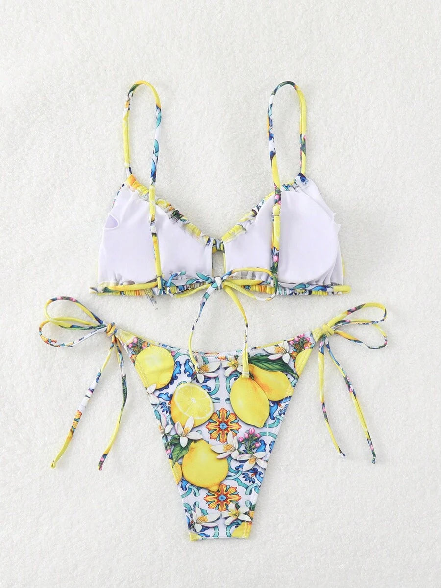 Costum de baie SHEIN, mix culori