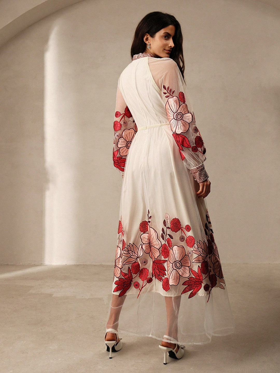 Rochie maxi SHEIN, mix culori