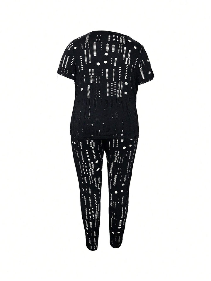 Compleu damă SHEIN, negru, mărimea 1XL