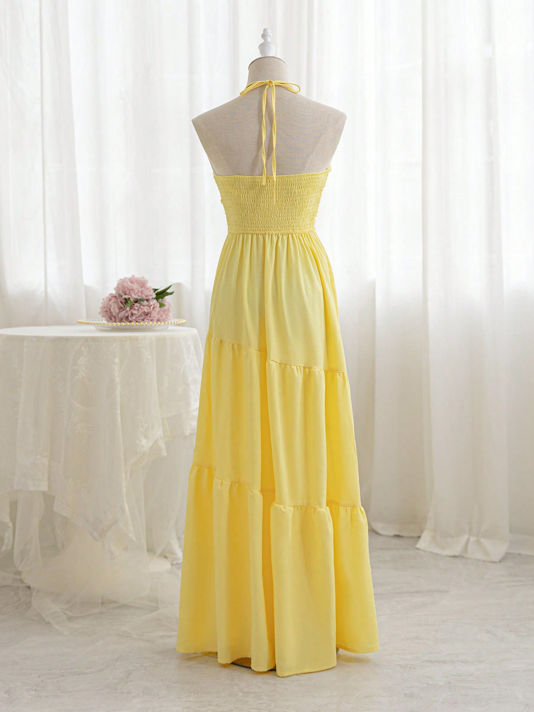 Rochie maxi SHEIN, galben