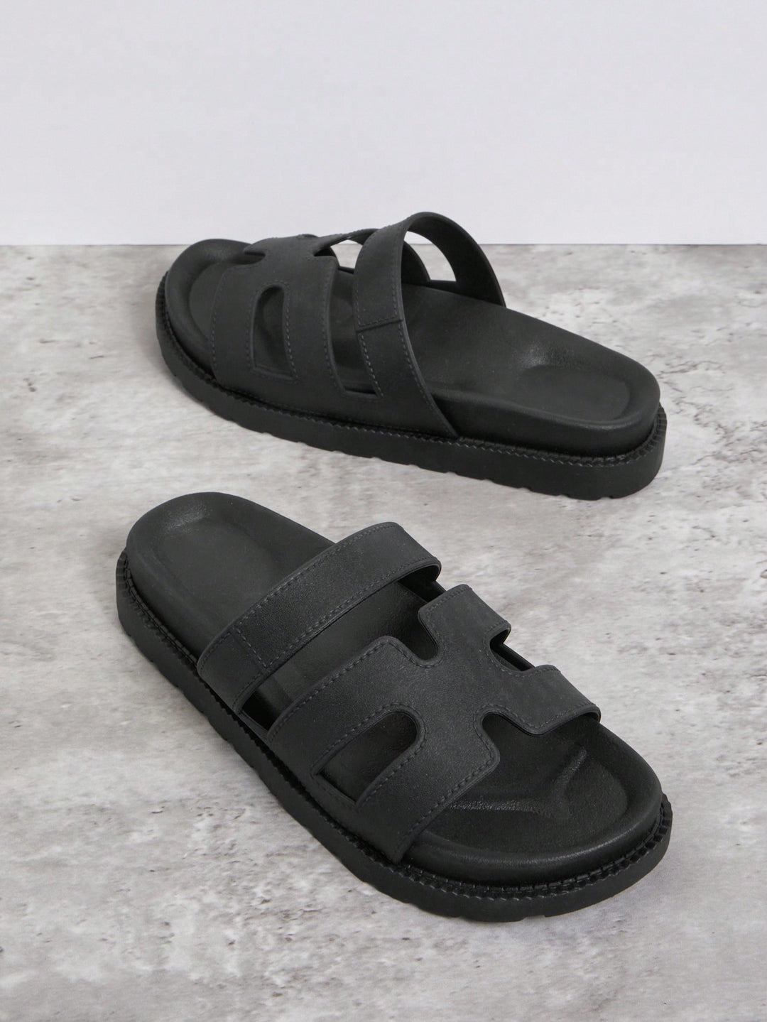 SHEIN papucs, fekete