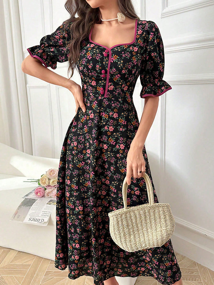 Rochie maxi SHEIN, negru