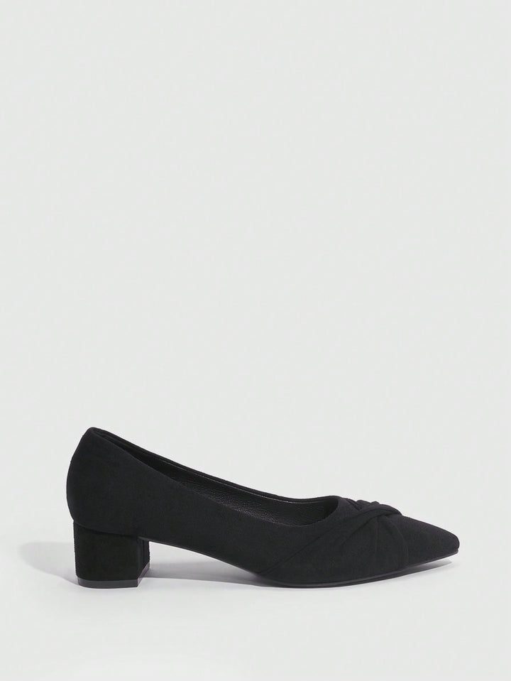 Pantofi cu toc SHEIN, negru