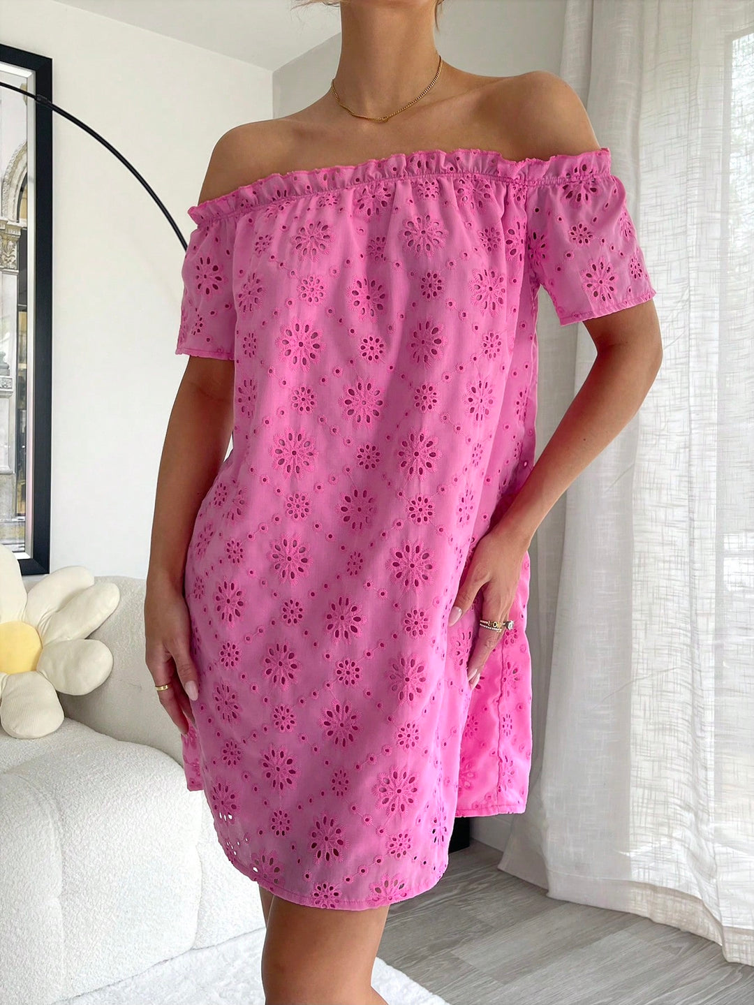 Rochie mini SHEIN, roz