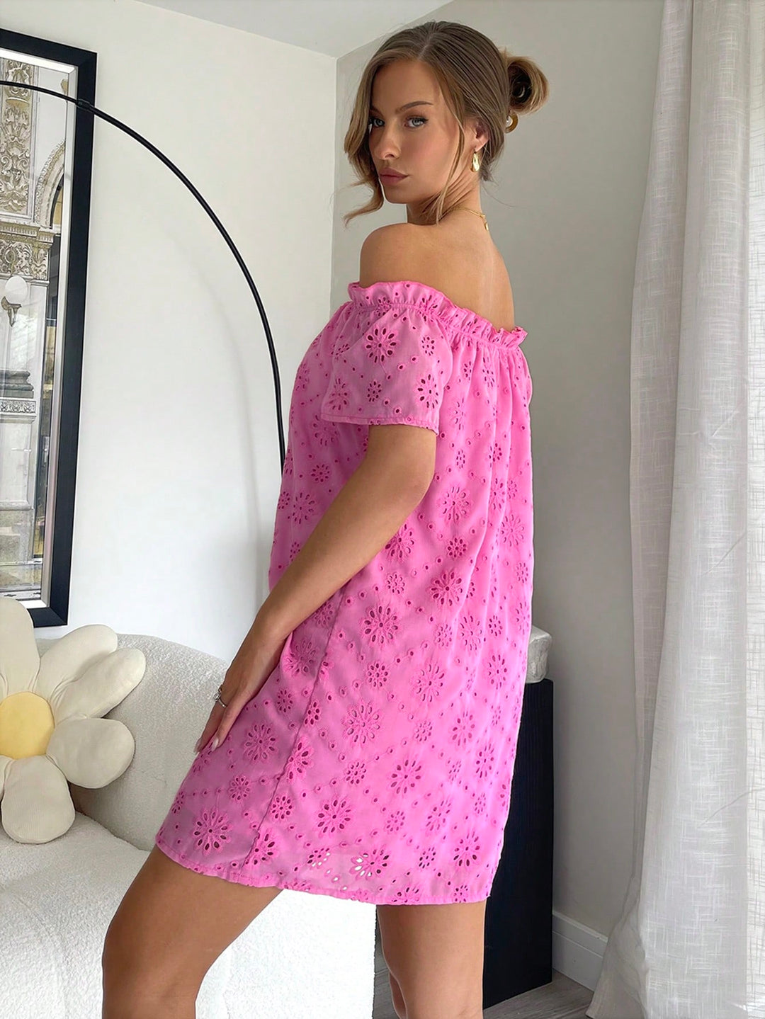 Rochie mini SHEIN, roz