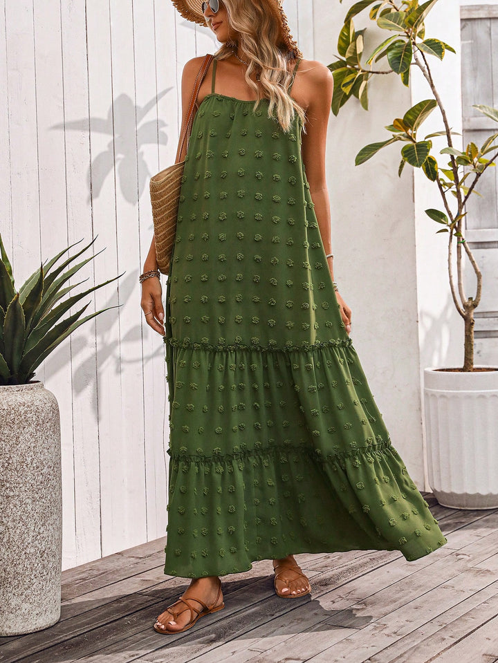 Rochie maxi SHEIN, kaki