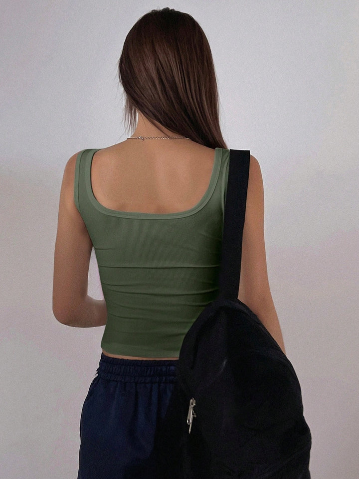 SHEIN trikó, khaki