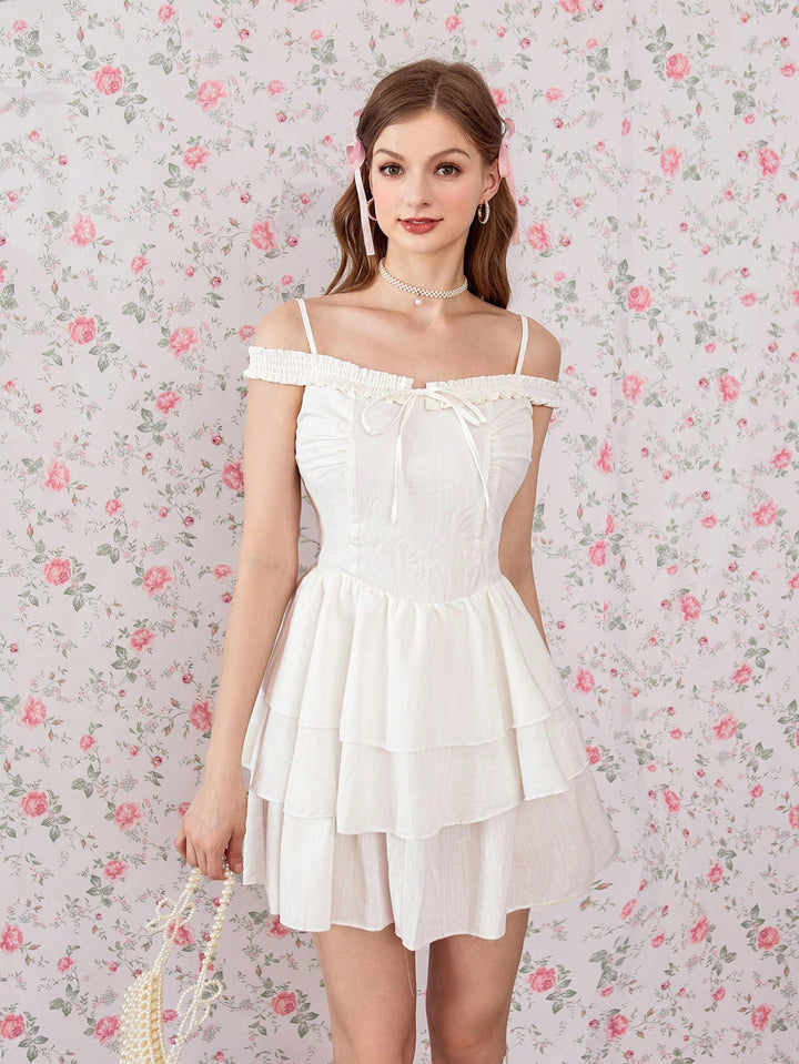 Rochie mini SHEIN, alb