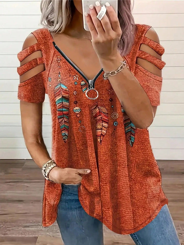 Tricou SHEIN, portocaliu