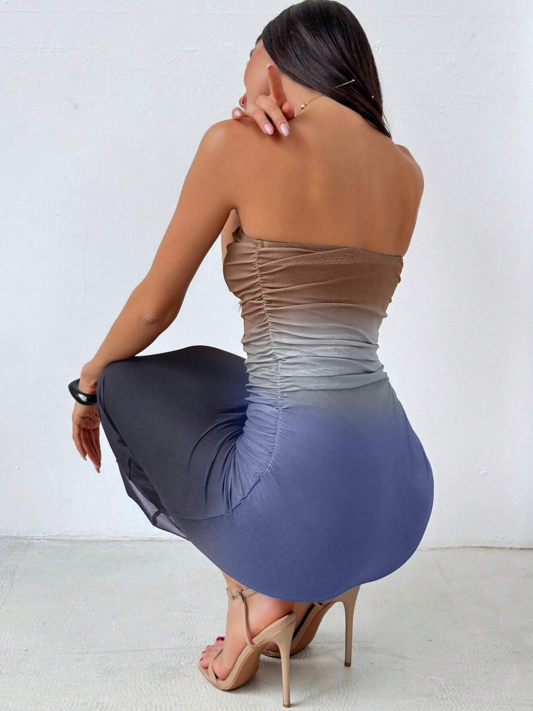 Rochie maxi SHEIN, mix culori