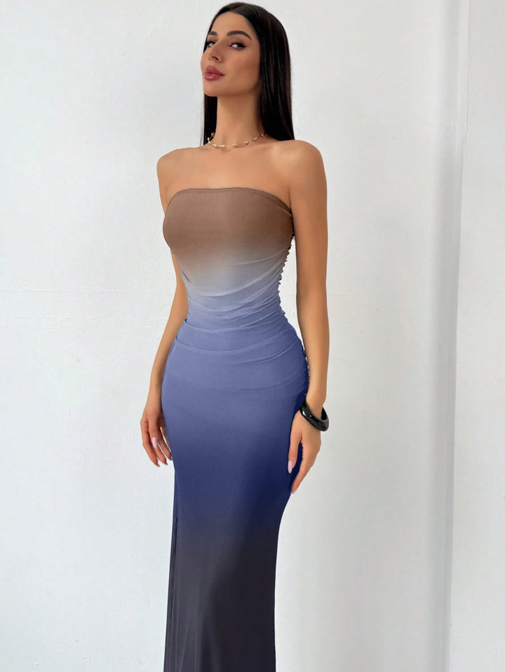 Rochie maxi SHEIN, mix culori