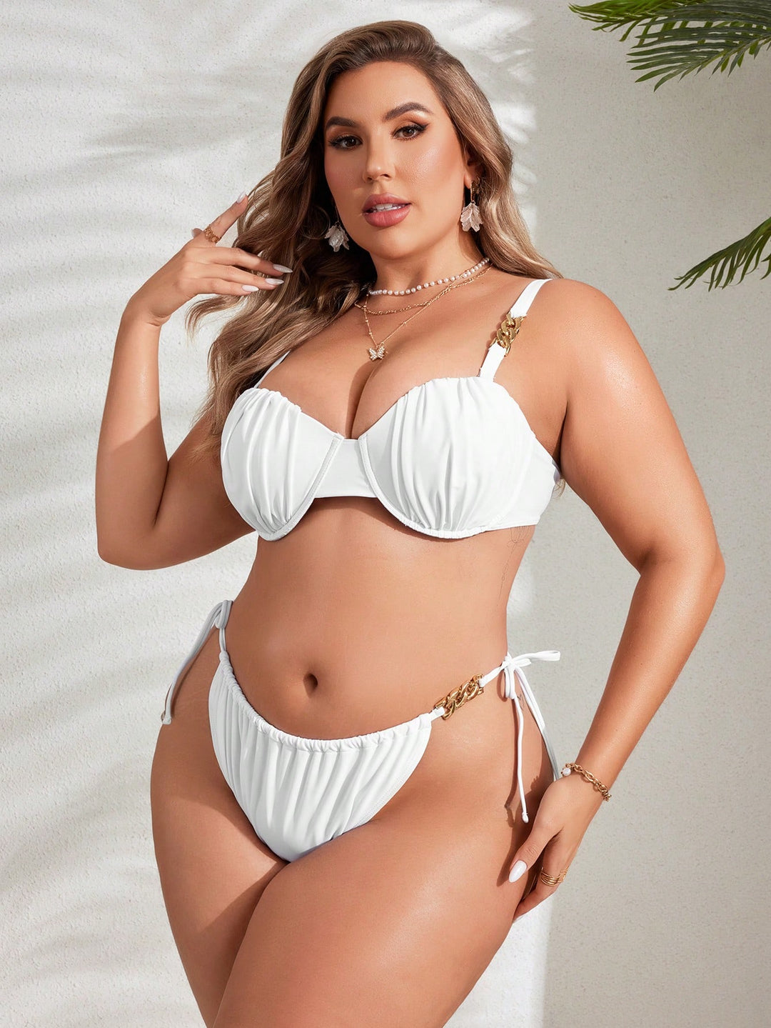 Set bikini de baie SHEIN, mix culori