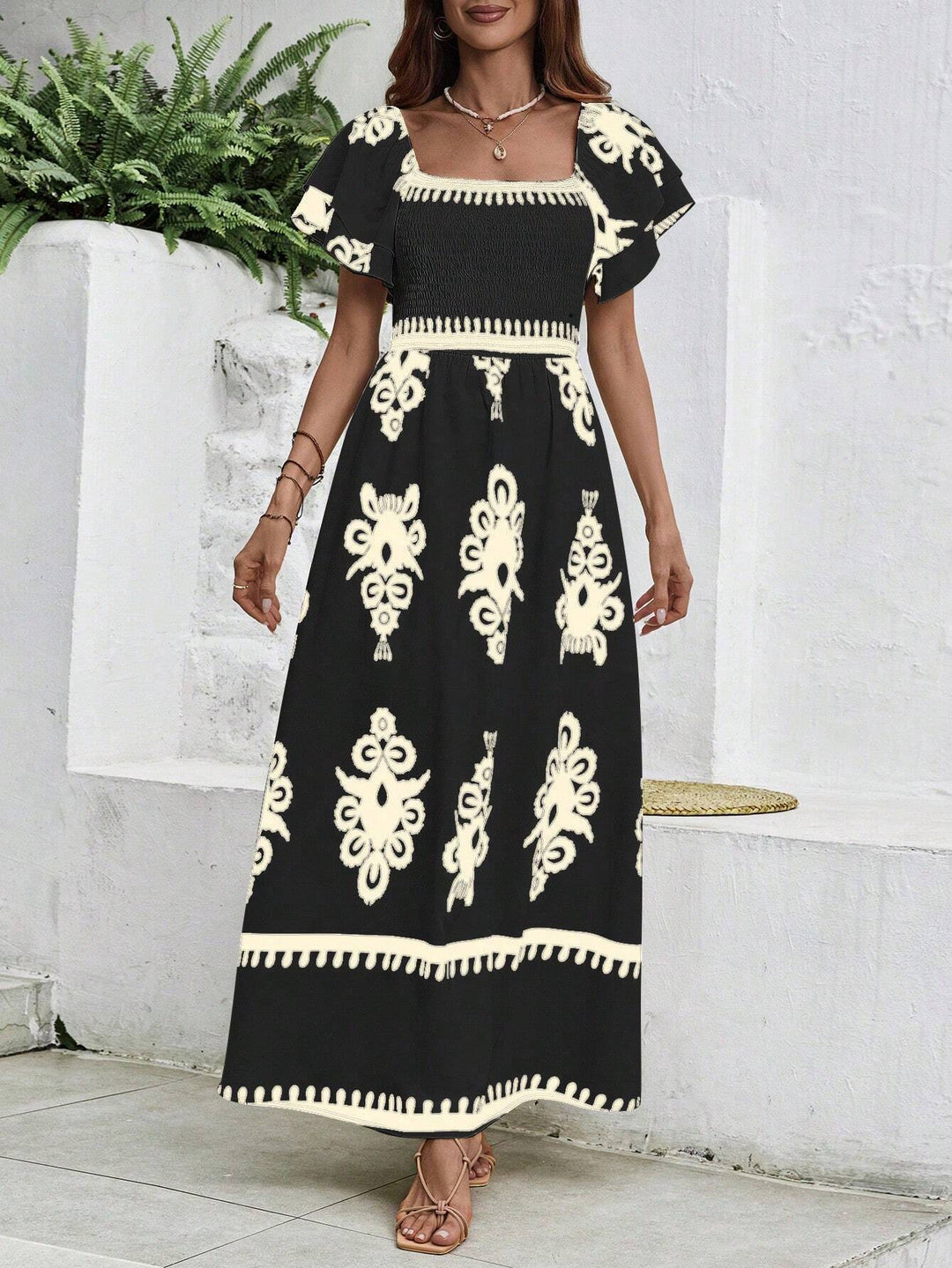 Rochie maxi SHEIN, negru