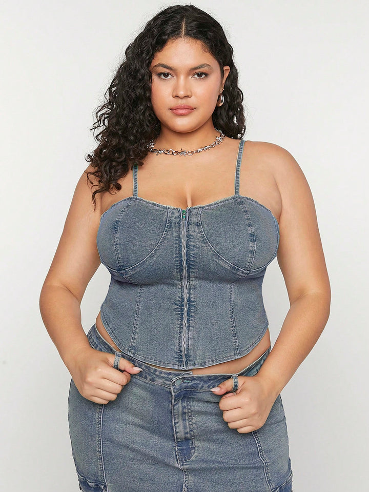 Top SHEIN, albastru