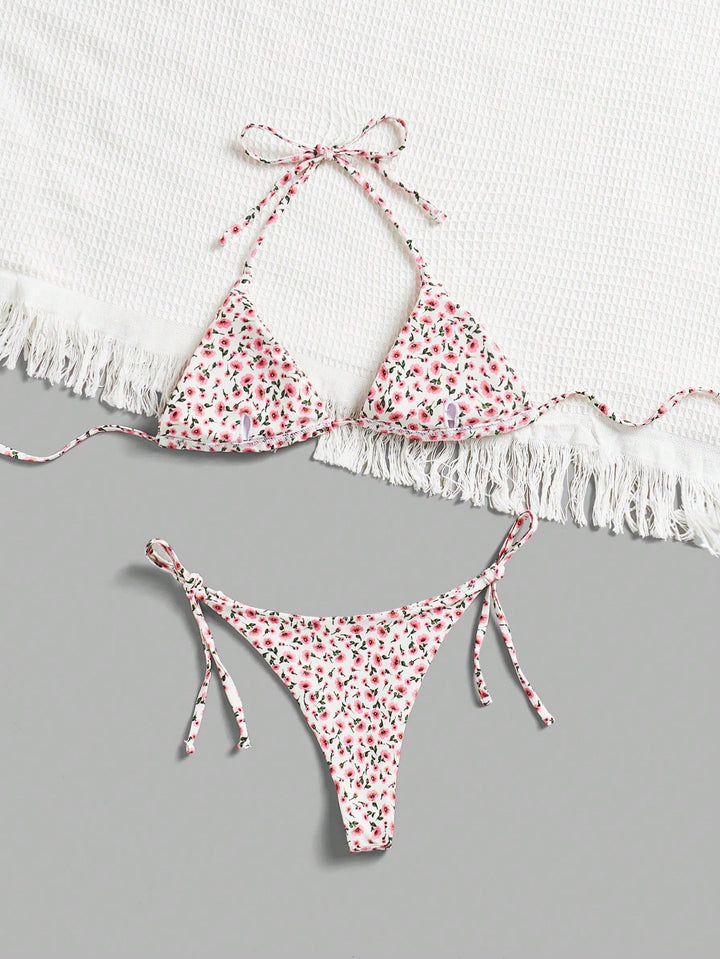 Set bikini SHEIN, roz
