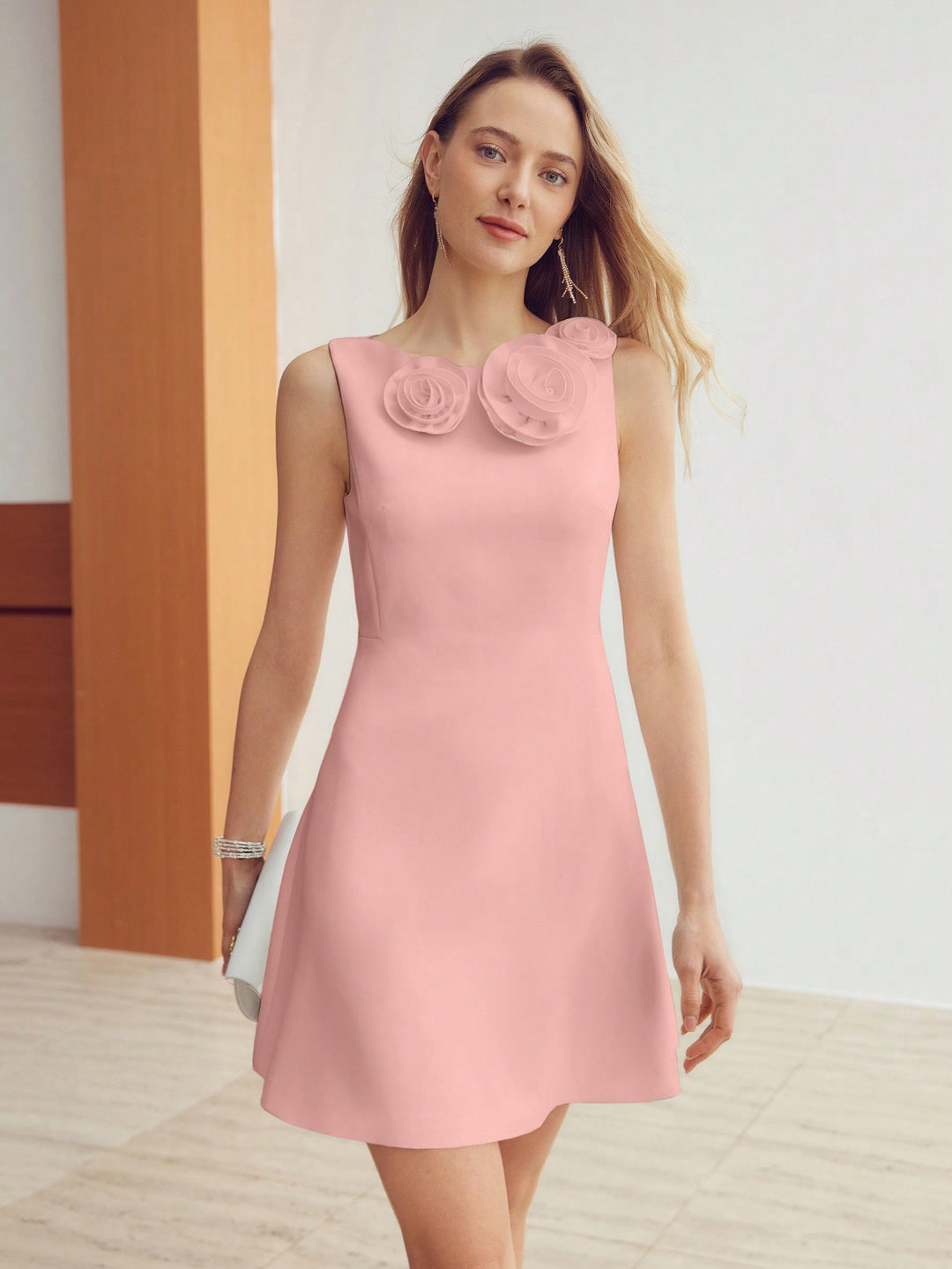 Rochie mini SHEIN, roz