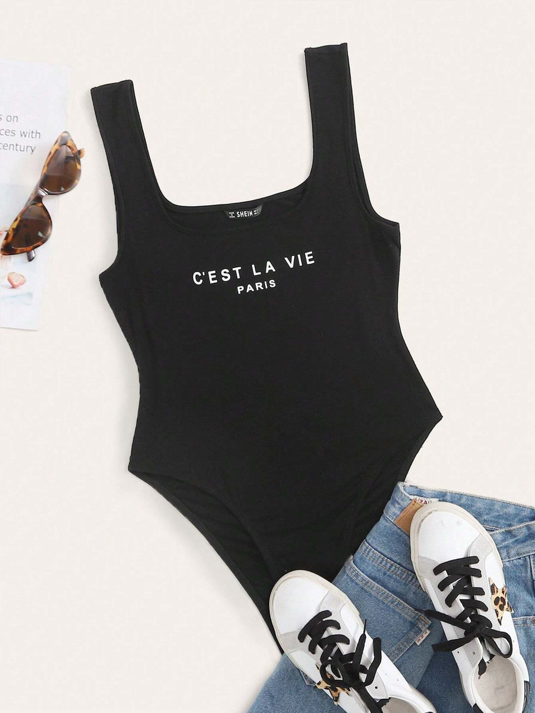 Fekete SHEIN body