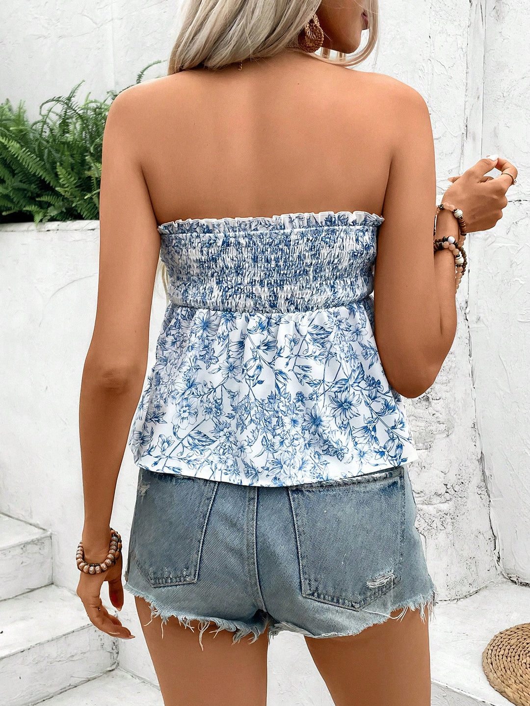 Top SHEIN, albastru
