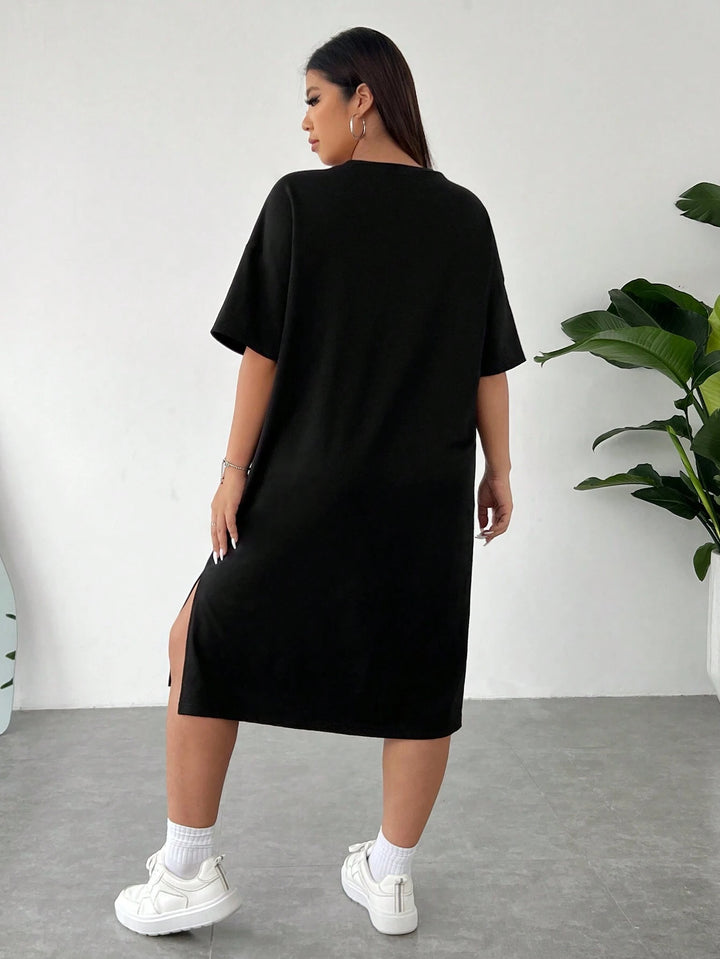 Rochie midi SHEIN, negru