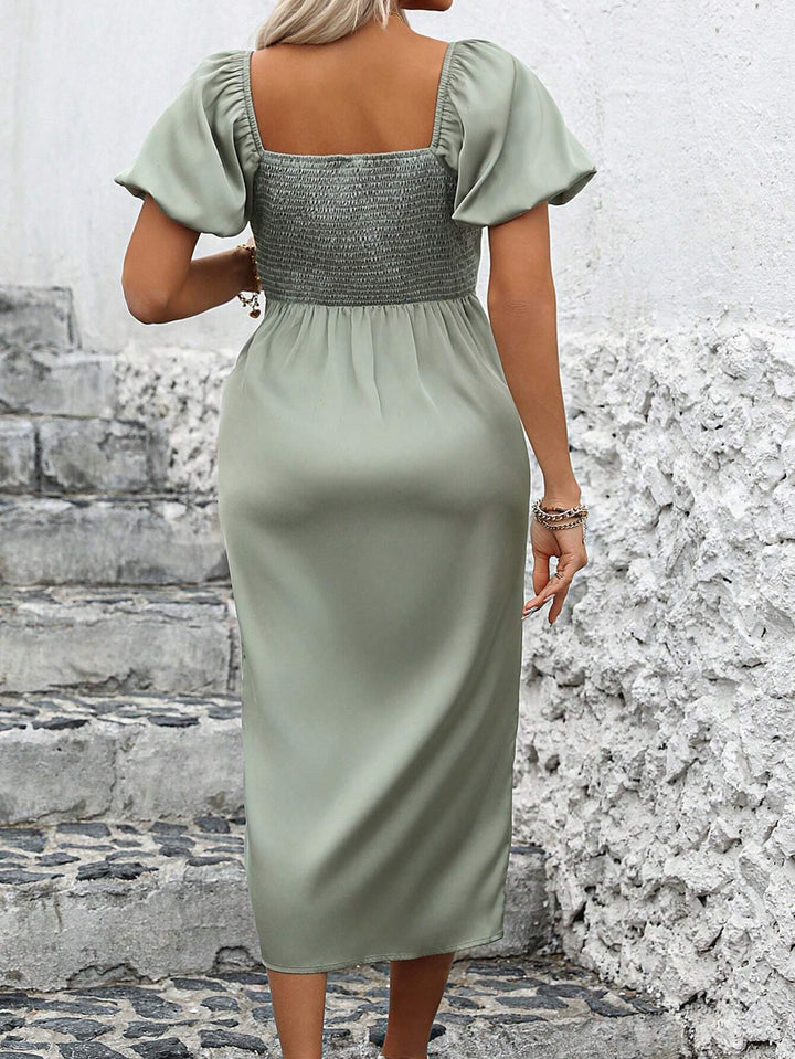 Rochie midi SHEIN, verde