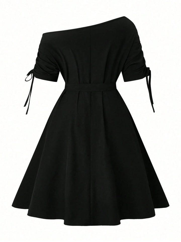 Rochie midi SHEIN, negru