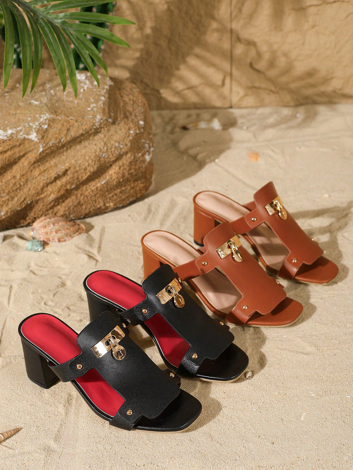 Sandale SHEIN, negru