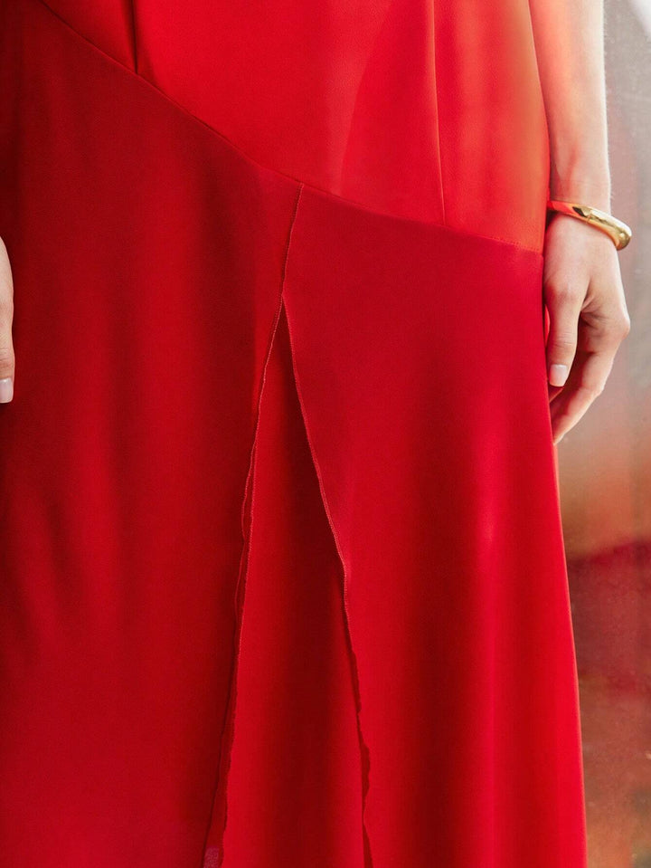 Rochie midi SHEIN, roșu